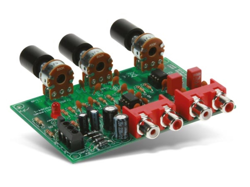 WSAH8084 – volume- en toonregeling, voorversterker