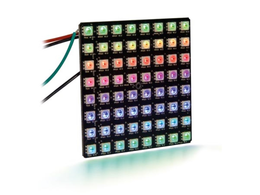 64 WS2812 RGB-led matrix